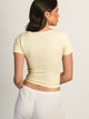HARLOW HARLOW SQUARENECK SEAMLESS TEE - YELLOW - Boathouse