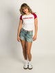 HARLOW HARLOW MISSY APPLIQUE TEE - PUERTO RICO - Boathouse