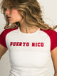 HARLOW HARLOW MISSY APPLIQUE TEE - PUERTO RICO - Boathouse