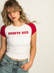 HARLOW HARLOW MISSY APPLIQUE TEE - PUERTO RICO - Boathouse