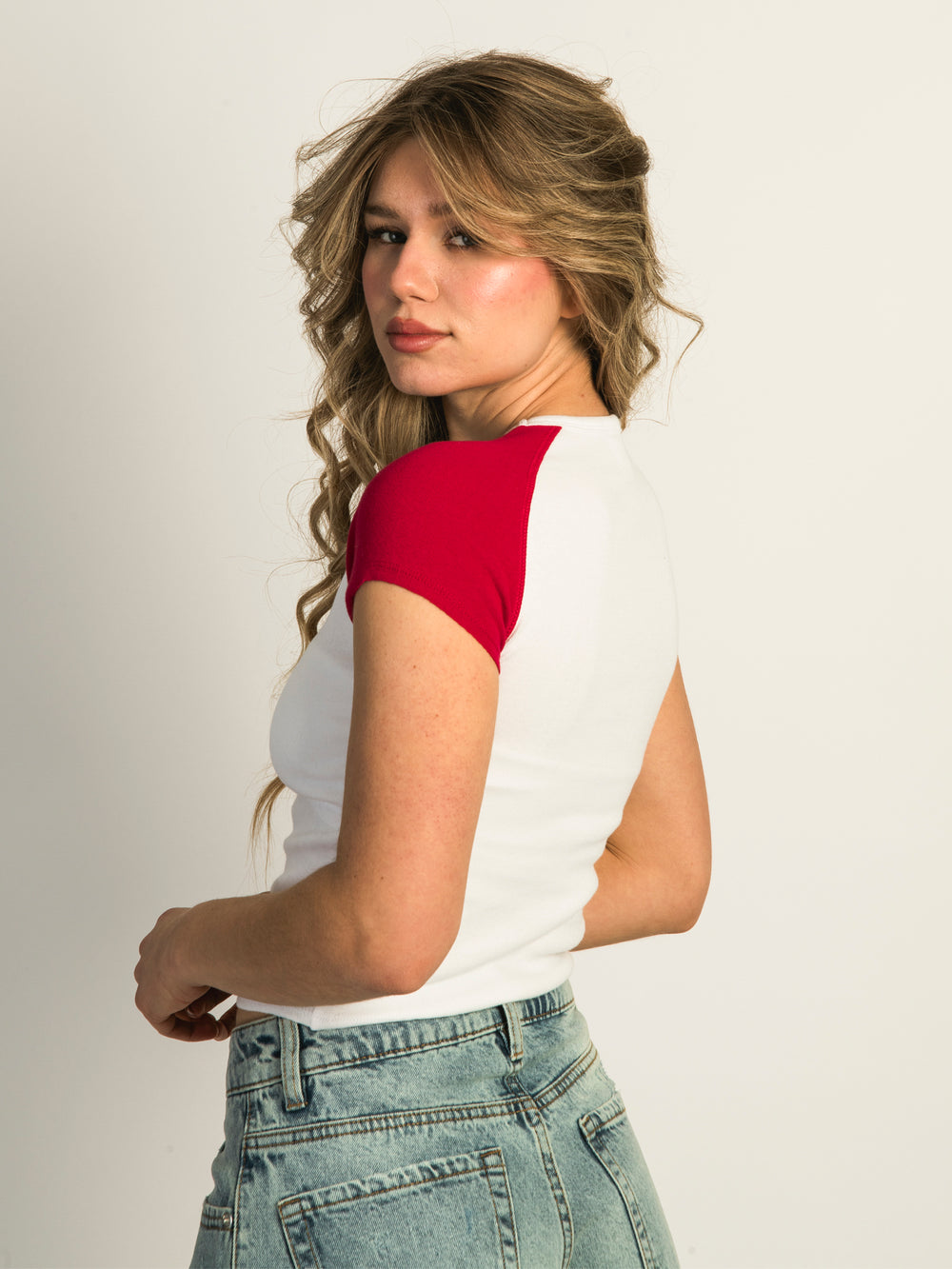 HARLOW MISSY APPLIQUE TEE - PUERTO RICO