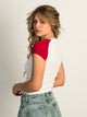 HARLOW HARLOW MISSY APPLIQUE TEE - PUERTO RICO - Boathouse