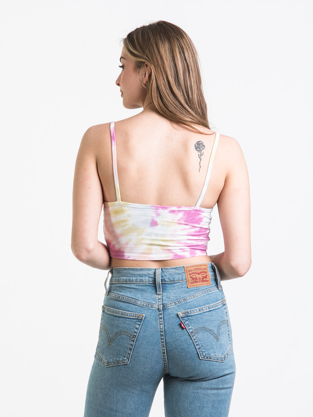 HARLOW CROSSOVER TIE DYE TANK - CLEARANCE