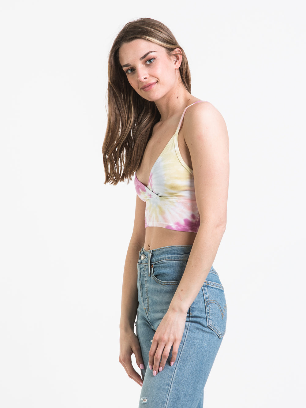 HARLOW CROSSOVER TIE DYE TANK - CLEARANCE