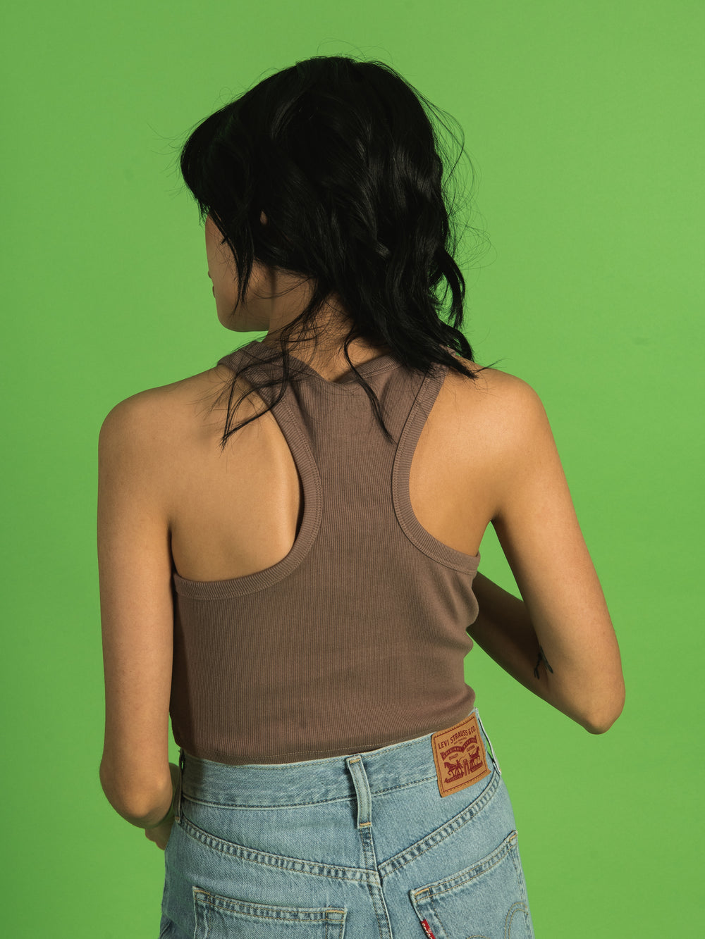 HARLOW SLIM NECK TANK TOP - CLEARANCE