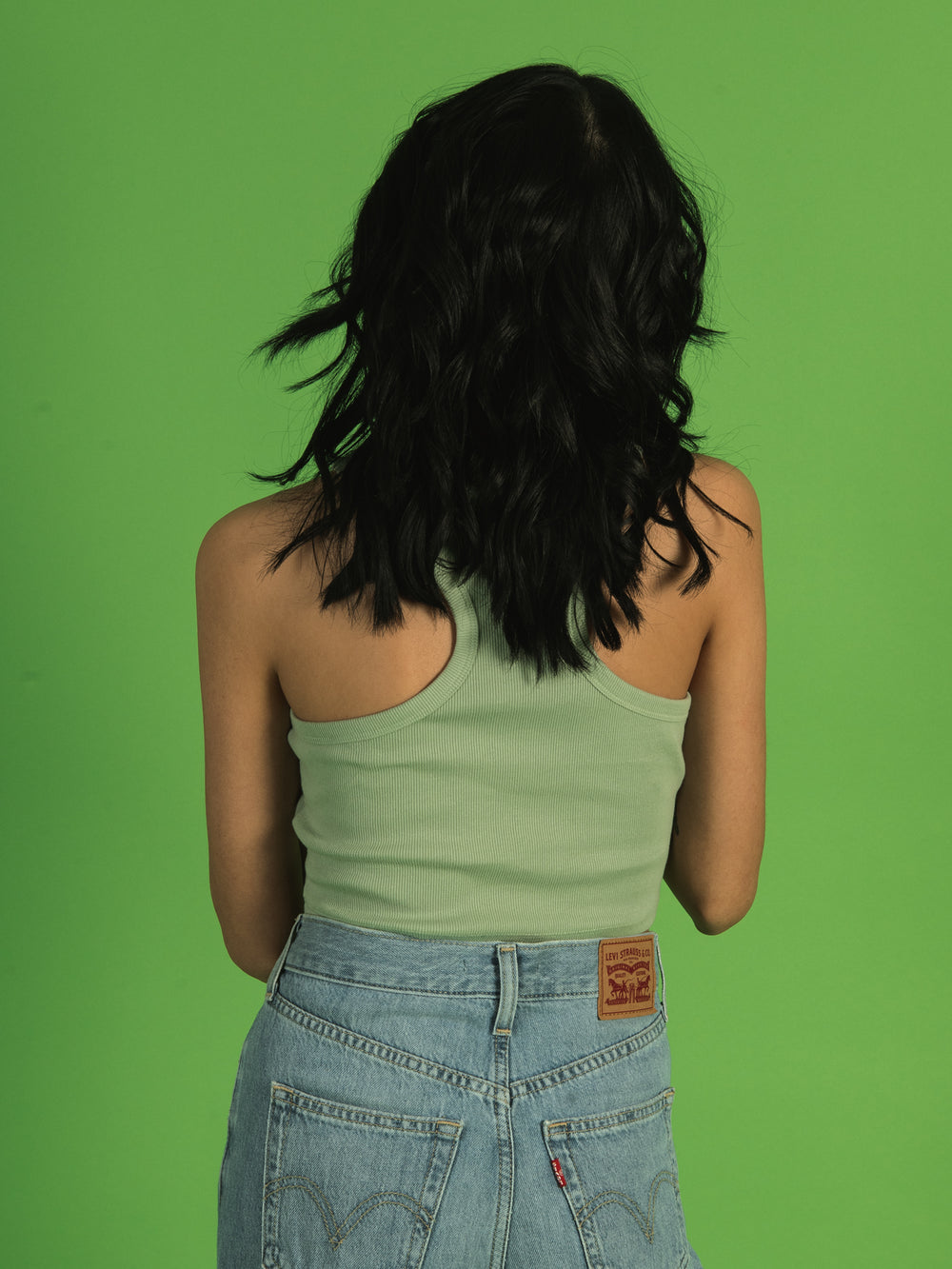 HARLOW SLIM NECK TANK TOP - CLEARANCE