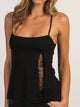 HARLOW PARTY KESTRA TANK TOP - BLACK
