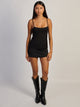 HARLOW PARTY KESTRA TANK TOP - BLACK