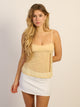 HARLOW HARLOW KESTRA TANK - YELLOW - Boathouse