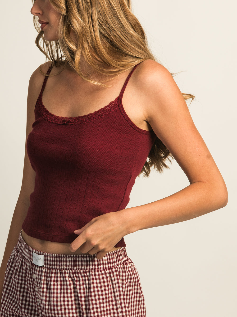 CAMISOLE HARLOW MALLORY - BORDEAUX