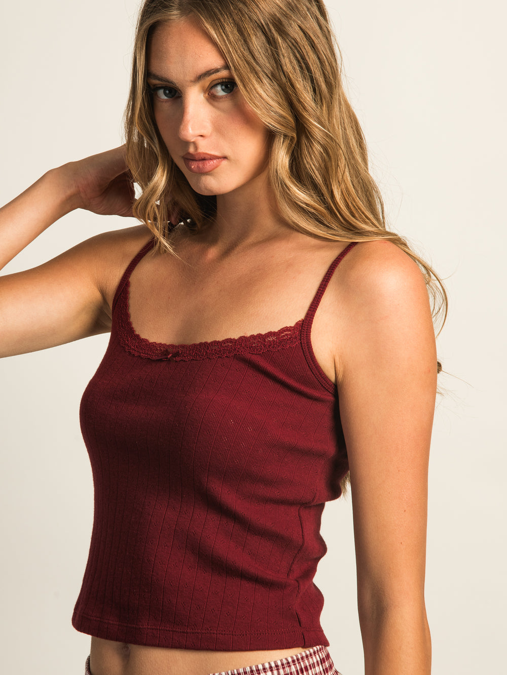CAMISOLE HARLOW MALLORY - BORDEAUX