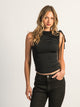 HARLOW HARLOW TEGAN TANK TOP - BLACK - Boathouse