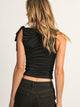 HARLOW HARLOW TEGAN TANK TOP - BLACK - Boathouse