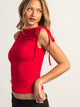 HARLOW HARLOW PARTY TEGAN TANK TOP - PORT - Boathouse