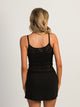 HARLOW HARLOW LACEY TANK - BLACK - Boathouse