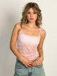 HARLOW HARLOW LACEY TANK TOP - CHERRY BLOSSOM - Boathouse