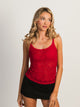 HARLOW HARLOW LACEY TANK - PORT - Boathouse