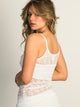 HARLOW HARLOW LACEY TANK TOP - WHITE - Boathouse