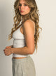 HARLOW HARLOW ISLA MELANGE TANK TOP - CLOUD - Boathouse