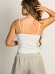 HARLOW HARLOW ISLA MELANGE TANK TOP - CLOUD - Boathouse
