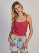 HARLOW HARLOW HANNAH TANK - WASHED RED - Boathouse