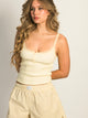HARLOW HARLOW HANNAH TANK TOP - YELLOW - Boathouse