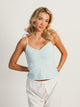 HARLOW HARLOW ABBY TANK - LIGHT BLUE - Boathouse