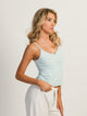 HARLOW HARLOW ABBY TANK - LIGHT BLUE - Boathouse