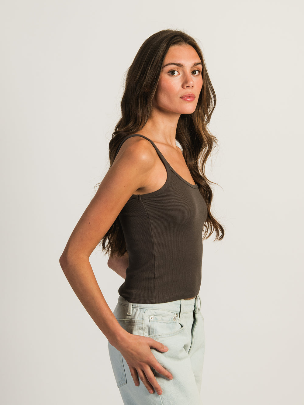 HARLOW ESSENTIAL RIBBED TANK