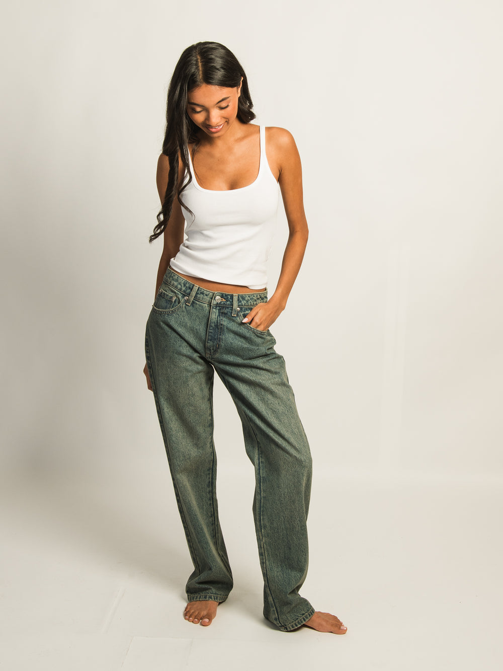 HARLOW ESSENTIAL RIBBED TANK