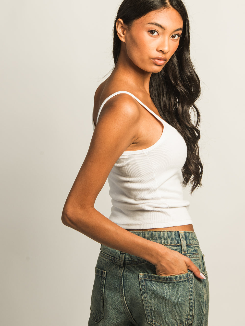 HARLOW ESSENTIAL RIBBED TANK