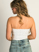 HARLOW HARLOW BAILEY DITSY TUBE TOP - WHITE - Boathouse