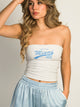 HARLOW HARLOW BAILEY MELANGE TUBE TOP - MIAMI 99 - Boathouse