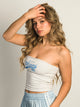 HARLOW HARLOW BAILEY MELANGE TUBE TOP - MIAMI 99 - Boathouse