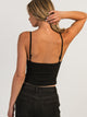 HARLOW HARLOW TYLA TANK TOP - BLACK - Boathouse