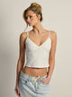 HARLOW HARLOW PARTY TYLA TANK TOP - WHITE - Boathouse