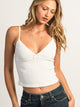 HARLOW HARLOW PARTY TYLA TANK TOP - WHITE - Boathouse