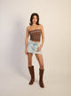 HARLOW HARLOW BECCA TUBE TOP - CHOCOLATE - Boathouse