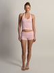 HARLOW HARLOW MELANI HALTER TOP - PINK/WHITE - Boathouse