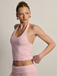 HARLOW HARLOW MELANI HALTER TOP - PINK/WHITE - Boathouse