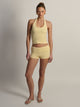HARLOW HARLOW MELANI HALTER TOP - YELLOW/WHITE - Boathouse