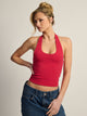 HARLOW HARLOW DANI HALTER TOP - RUBY - Boathouse