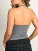 HARLOW HARLOW DANI HALTER TOP - DENIM BLUE - Boathouse