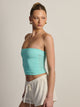 HARLOW HARLOW SIENNA TUBE TOP - AQUA - Boathouse