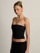 HARLOW HARLOW SIENNA TUBE TOP - BLACK - Boathouse