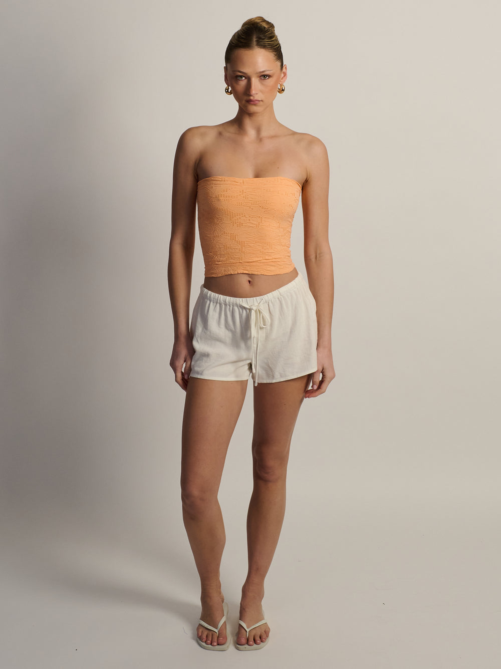 HARLOW SIENNA TUBE TOP - PEACH