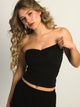 HARLOW HARLOW NINA TUBE TOP - BLACK - Boathouse