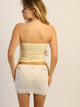 HARLOW HARLOW NINA TUBE TOP - YELLOW - Boathouse