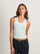HARLOW HARLOW KENDALL PRINT TANK - LIGHT BLUE - Boathouse