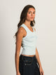HARLOW HARLOW KENDALL PRINT TANK - LIGHT BLUE - Boathouse